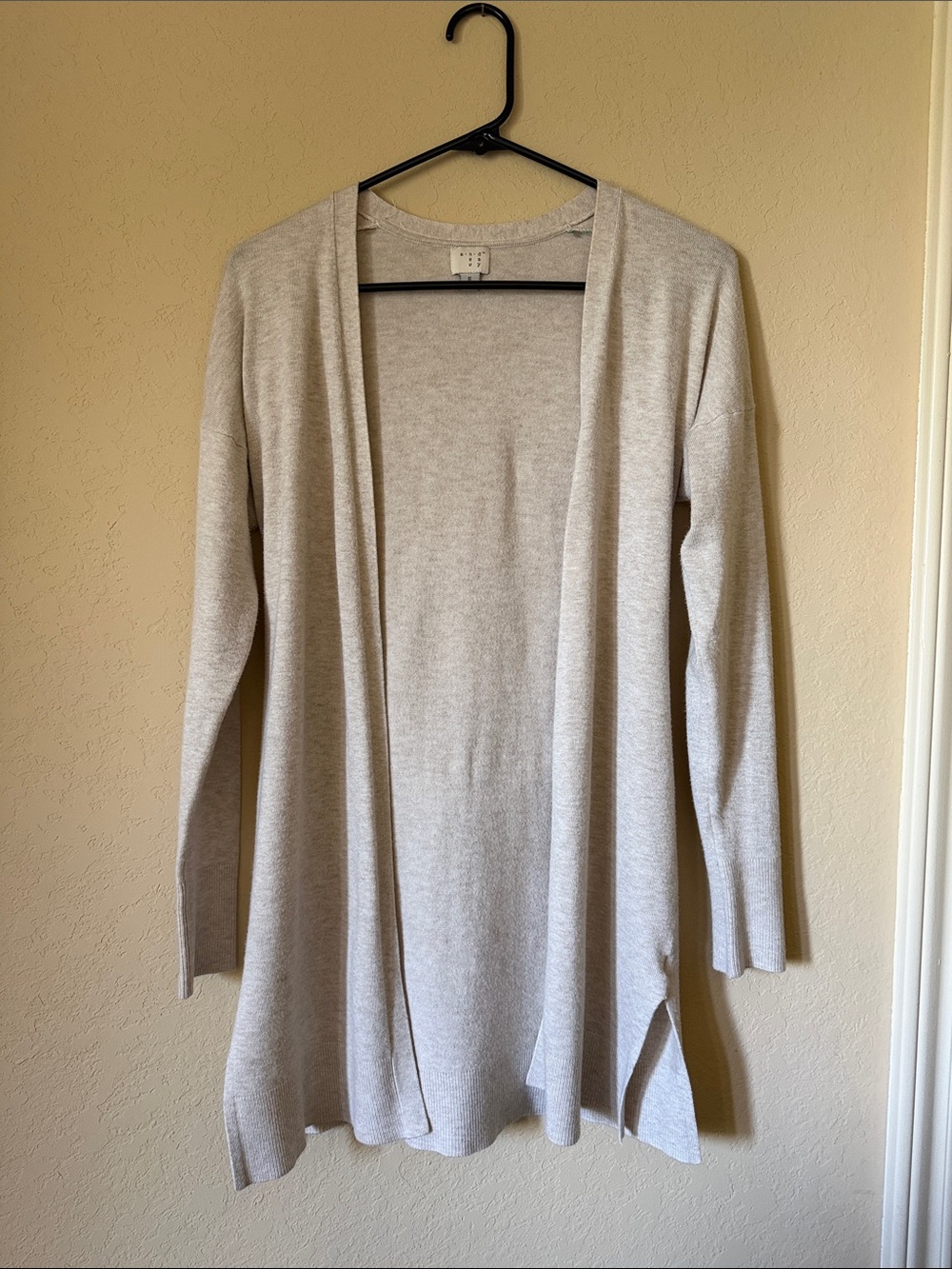 Longline cardigan